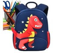 Little Boy Backpacks - Dinosaur Design Anti-Loss Child Bag with Safety Rope | Safety Rope Ages 3-5 Kids Reflective Daycare Bag | for Weekend Outdoor