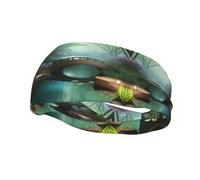 Little Bridge in the East Bandeau de sport léger confortable absorbant élastique respirant activités de plein air