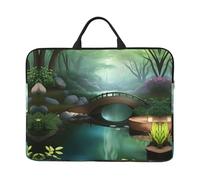 Little Bridge in The East Housse pour ordinateur portable 16,5 x 12,2" Compatible avec les ordinateurs portables de 14" pour un rangement facile
