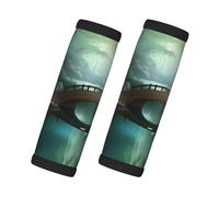 Little Bridge in The East - Housses imprimées pour chariot à bagages - Housses souples à carreaux pour accessoires de voyage d'affaires