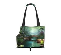 Little Bridge in the East Petit sac de transport pour animaux de compagnie adapté aux centres commerciaux, avions, bus et métros