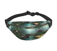 Little Bridge in the East Travel Sac banane de voyage, adapté pour le sport, la course, le cyclisme, les voyages, la pêche