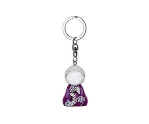 LITTLE BUDDHA Femme, KEYCHAIN, Multicolore, 4,5 cm