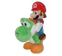 Little Buddy 1241 Super Bros. Peluche Mario Riding Yoshi, Multicolore, Taille Unique 20,3 cm