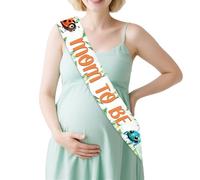 Little Bug Décorations de fête prénatale, écharpe en satin sur le thème de la coccinelle « Mom to Be » « A Little Bug is on The Way » pour fête prénatale pour fête prénatale sur le thème des insectes