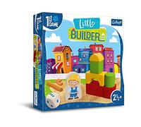 Trefl – Jeu de société Little Builder – coopératif, construction de blocs pour tout-petits