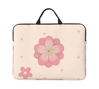 Little Cherry Blossoms Sac pour ordinateur portable 14" avec doublure antichoc et design portable, adapté pour un usage professionnel et quotidien.