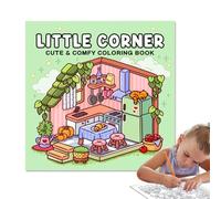 Little Corner Livre de coloriage pour adultes et adolescents, livre de la petite enfance, livres de peinture pour le développement du cerveau, livres de coloriage pour l'éducation précoce et