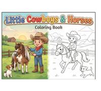 Little Cowboys & Horses - Coloring Book.