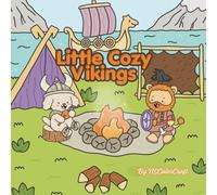 Little Cozy Vikings: Cute Nordic Adventures and Relaxing Kawaii Coloring Pages for Teens and Adults