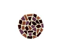 Little Creations mosaik - Lot de 4 dessous de verre - Kit de bricolage complet pour adultes - Dessous de verre en mosaïque créative - Dessous de verre polyvalents (rose)