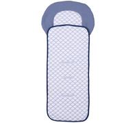Little Dedi Iceberg Housse de poussette - Tissu innovant Iceberg 4D pour un confort rafraîchissant, appuie-tête amovible, matériau à séchage rapide, convient à la plupart des systèmes de ceintures de
