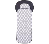 Little Dedi Iceberg Housse de poussette - Tissu innovant Iceberg 4D pour un confort rafraîchissant, appuie-tête amovible, matériau à séchage rapide, convient à la plupart des systèmes de ceintures de