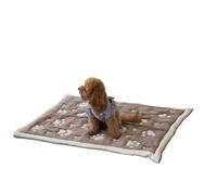 Little Dedi PetMat Tapis de cage en coton bio pour petits chiens, chats et chambre d'enfant | Sans couture et réversible | Lavable | Confort tricoté 3D | 71,1 x 101,6 cm
