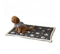 Little Dedi PetMat Tapis de cage en coton bio pour petits chiens, chats et chambre d'enfant | Sans couture et réversible | Lavable | Confort tricoté 3D | 71,1 x 101,6 cm