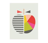 Little Design Haus (Geometric Apple 40 x 50 cm Toile Imprimée