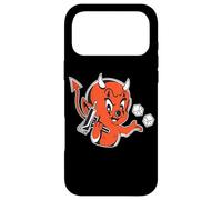Little Devil jetant dés x Uzi Gun Cartoon Coque pour iPhone 17 Pro Max