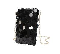 Little Diamond - Mini sac à bandoulière scintillant pour femme et fille, pochette pour téléphone portable avec chaîne, petit sac à bandoulière pour femme, sac pour téléphone portable, sac pour bal