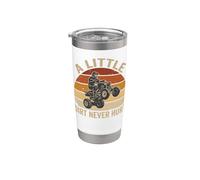 Little Dirt Never Hurt ATV Quad 4 roues hors route Gobelet isotherme en acier inoxydable double paroi