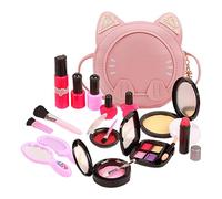 Little Diva Vanity Kit de maquillage pour - Kit cosmétique fantaisie Little Diva | Outils de jeu glamour pour , étui d'accessoires de beauté pour , crayon à lèvres pour