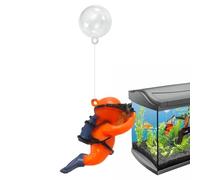 Little Diver Décoration d'aquarium | Petite jolie décoration d'aquarium | Pendentif flottant pour observation de la graisse