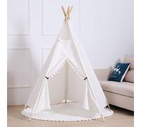 Little Dove Tipi Tente de Jeux pour Les Enfants de Coton Toile (Matelas) 100% Naturel