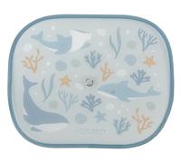 Little Dutch 125872 Lot de 2 pare-soleil de voiture - Ocean Dreams - Bleu