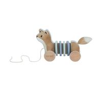 Little Dutch 7257 Animal à tirer en bois FSC - Renard - Forest Friends