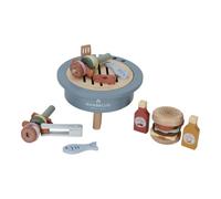 Little Dutch 8021 FSC Barbecue en bois 34 pièces Bleu