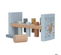 LITTLE DUTCH - Banc A Marteler Bois Fsc Forest Friends Bleu Multicolore