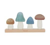 Little Dutch Forest Friends Stacking Puzzle Mushrooms jouet d’activité 24,6 x 5 x 13 cm 12 m+ 1 pcs