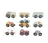 LITTLE DUTCH LD4492-SET VEICOLI PISTA CITTA' E TRENI