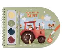Little Dutch Little Farm 125681 Livre de coloriage avec peinture à l'eau