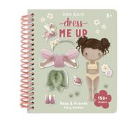 Little Dutch 126324 Livre d'autocollants Dress me Up - Fairy Garden