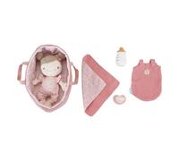 Poupée souple et son couffin rose TU