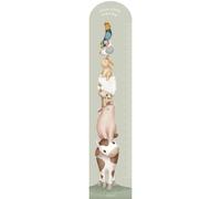 Sticker Toise aucollante Little Farm 142 x 27,50 cm Multicolore