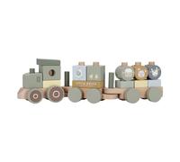 Little Dutch - TRAIN A BLOCS EN BOIS FSC, TRACTEUR - LITTLE FARM Choix des Déclinaisons - -