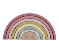 Little Dutch Wooden Rainbow arc-en-ciel à empiler en bois Pink 1 pcs