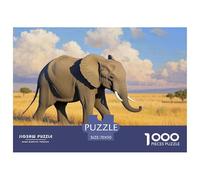 Little éléphant 1000 Piece Jigsaw Puzzle for Adults Educhational Games Stress Relief Puzzle Cultivate The Spirit of Teamwork for Adults Gifts 70x50cm/1000pcs
