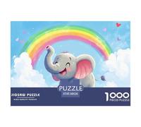 Little éléphant 1000 Pieces Jigsaw Puzzles for Adults Educhational Games Stress Relieving Entertainment Cultivate The Spirit of Teamwork for Men, Women, Elders, Seniors 38x26cm/1000pcs
