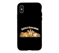 Little Explorer Renard, cerf, Chouette, Champignon, Amis de la forêt Coque pour iPhone X/XS