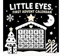 Little Eyes, First Advent Calendar: High Contrast Black and White Baby Book for Newborns 0-12 Months