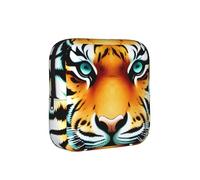 Little Fat Tiger Head Sac de rangement anti-menstruelles pour serviettes hygiéniques, pochette discrète pour sac à main bureau
