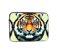 Little Fat Tiger Organiseur pour ordinateur portable Motif tête de tigre 38,1 cm Idéal pour les affaires décontractées ou l'école