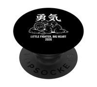 Little Fighter Big Heart 2026 Japan Baby Monkey Punch 1 PopSockets PopGrip Adhésif
