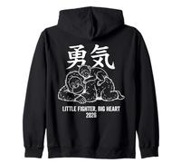Little Fighter Big Heart 2026 Japan Baby Monkey Punch 1 Sweat à Capuche