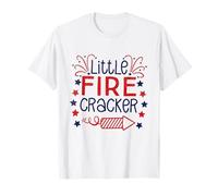 Little Fire Cracker Funny 4 juillet T-Shirt