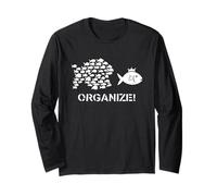 Little Fish Eat Big Fish Organise Unity Teamwork Vintage Manche Longue