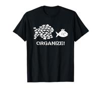 Little Fish Eat Big Fish Organise Unity Teamwork Vintage T-Shirt