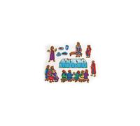 Little Folk Visuals Bible pour d butants : La C ne, figurines pr d coup es en flanelle/feutre, ensemble de 11 pi ces